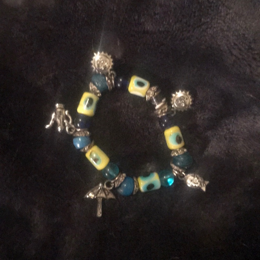 Beautiful and colorful, charm bracelet!